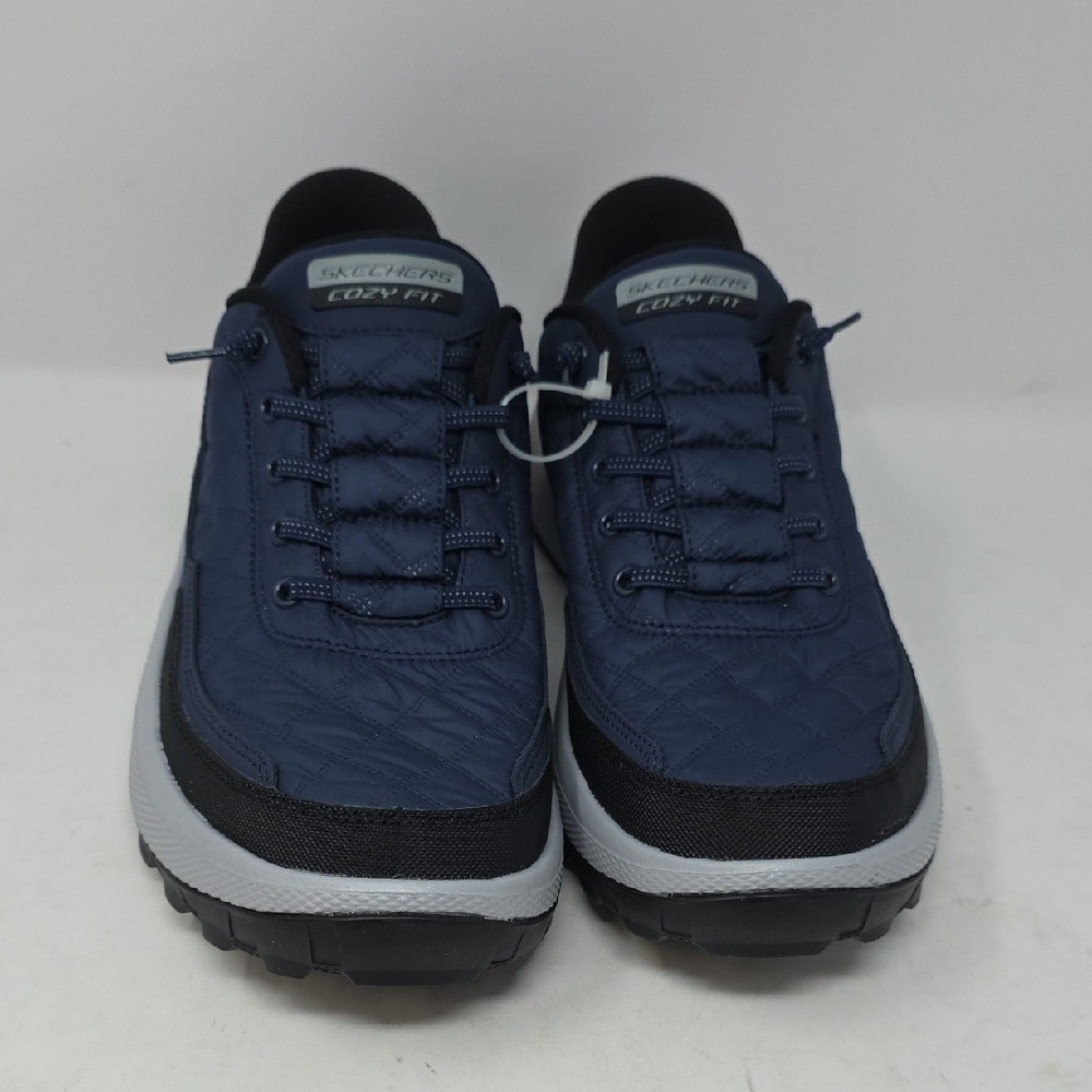 Skechers Slip Ins Men's Quilted Casual Walking Shoes - Navy Size 9 - Picture 2 of 7